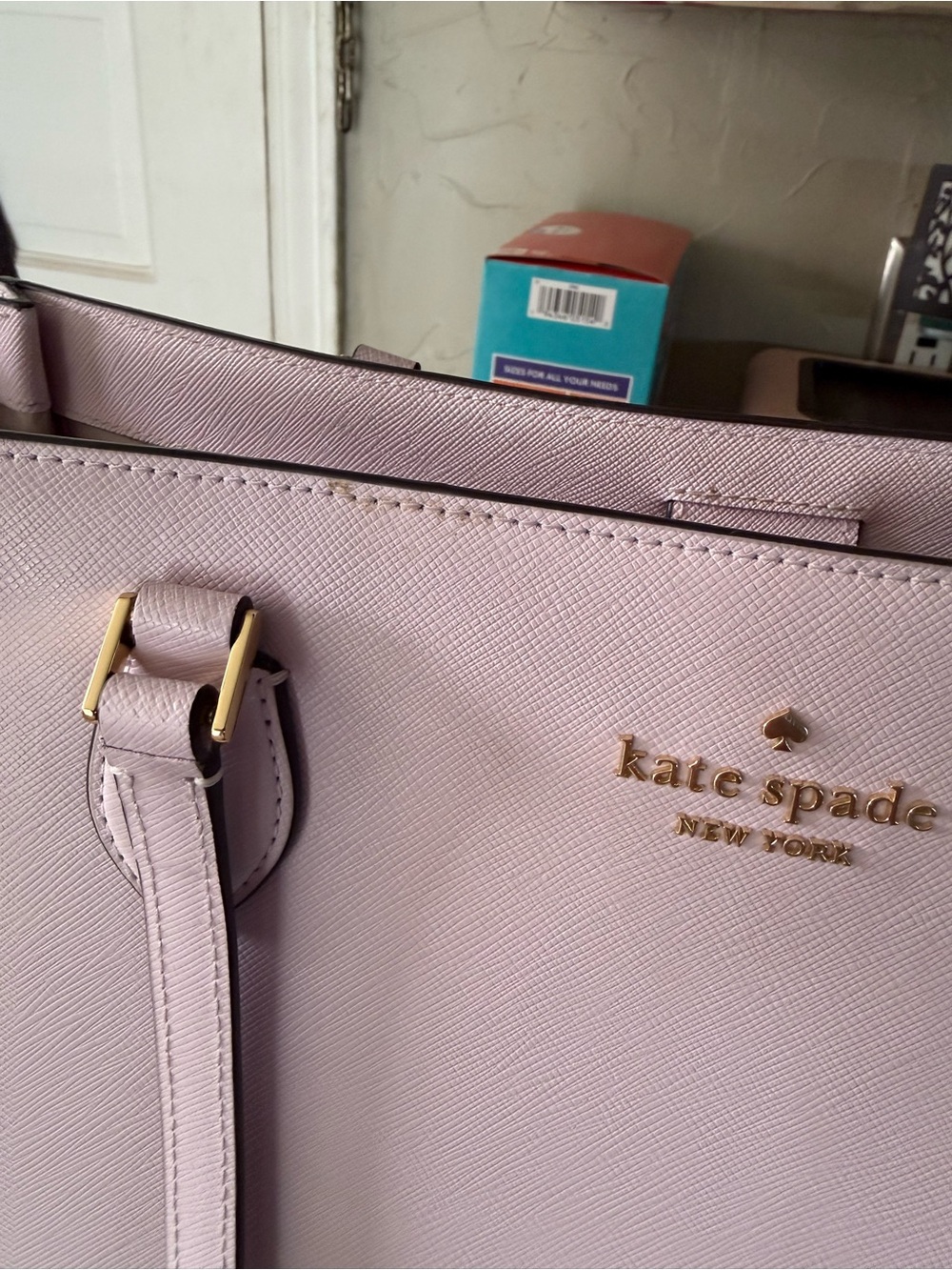 Authentic Kate Spade Madison Saffiano East West leather laptop case - Picture 9 of 10